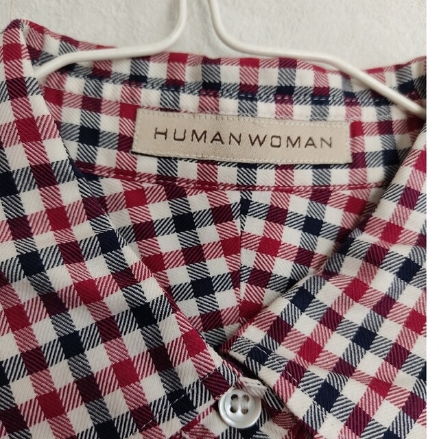 HUMAN WOMAN(ヒューマンウーマン)のヒューマンウーマン　チェックシャツ レディースのトップス(シャツ/ブラウス(長袖/七分))の商品写真