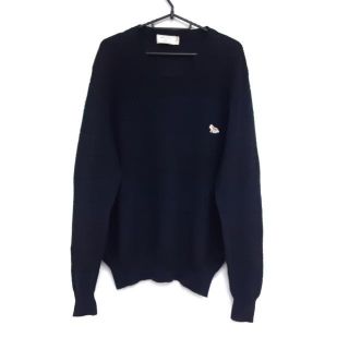 MAISON KITSUNE'(ニット/セーター ・ ブラック/黒色系)の MAISON KITSUNE'(ニット/セーター ・ ブラック/黒色系)の