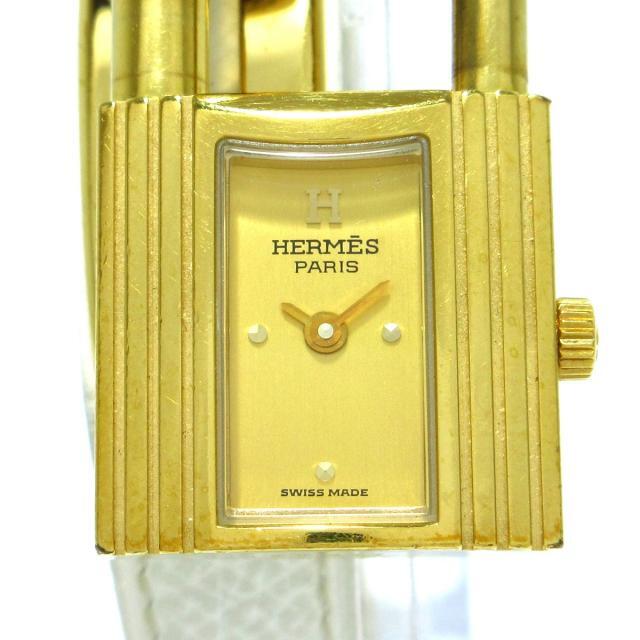 大感謝セール】 Hermes - エルメス 腕時計 ケリーウォッチ ゴールド
