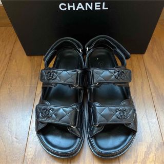 シャネル(CHANEL)の⭐︎超レア⭐︎【CHANEL】シャネル フットベットサンダル37(サンダル)