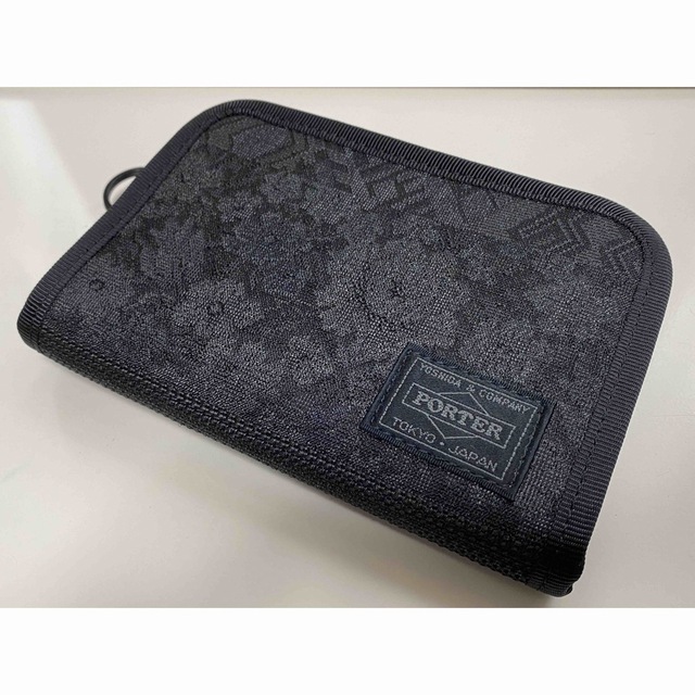 PORTER 財布 VERVE ユニセックス 日本製 総柄 吉田カバン 黒 美品