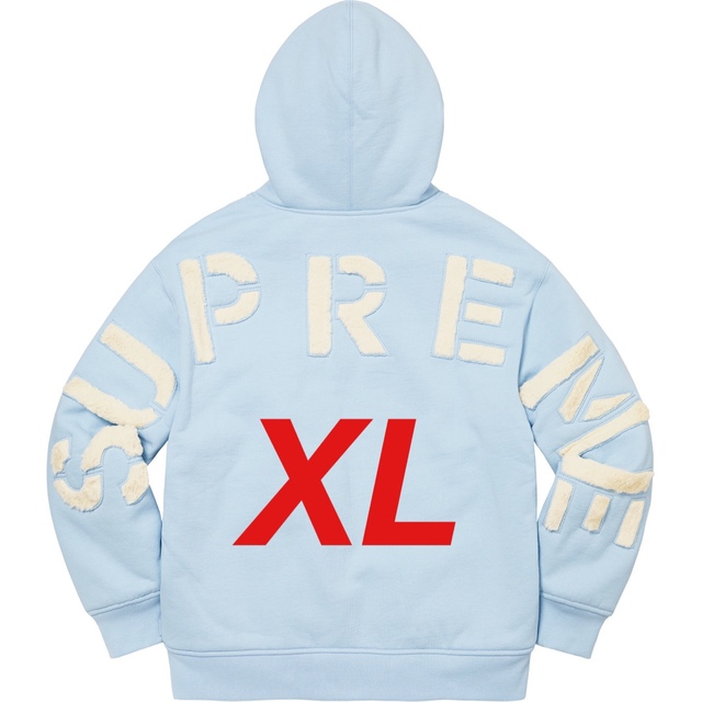 supreme Faux Fur Lined Zip Up Hooded