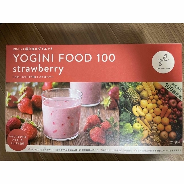 YOGINI FOOD 100 ストロベリー21袋、フルーツミックス16袋