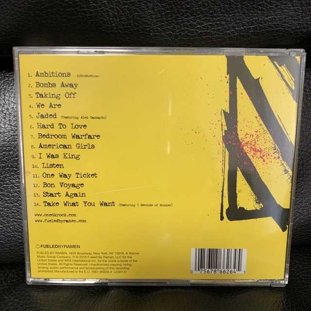 ONE OK ROCK(ワンオクロック)の【M様専用】ONE OK ROCK AMBITIONS  輸入版 エンタメ/ホビーのCD(ポップス/ロック(邦楽))の商品写真