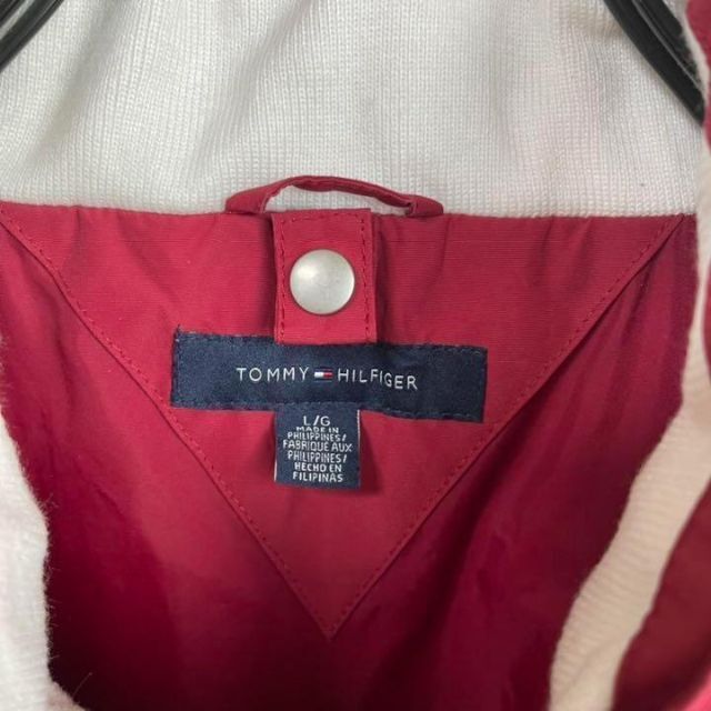 TOMMY HILFIGER(トミーヒルフィガー)の90's  トミーヒルフィガー  フラッグロゴ刺繍　ナイロンジャケット メンズのジャケット/アウター(ナイロンジャケット)の商品写真