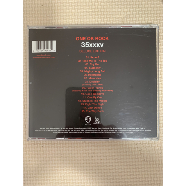 ONE OK ROCK(ワンオクロック)のONE OK ROCK  35xxxv DELUXE EDITION エンタメ/ホビーのCD(ポップス/ロック(邦楽))の商品写真