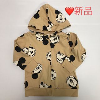 エイチアンドエム(H&M)の新品✨90cm ミッキー ♡スウェットパーカーH&M(カーディガン)