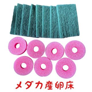 メダカ産卵床ロングタイプ(7個セット)(アクアリウム)