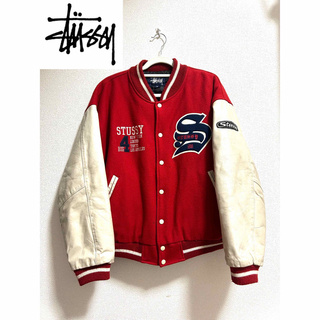 STUSSY - 90s STUSSY BIG4 スタジャン M MADE IN USAの通販 by 