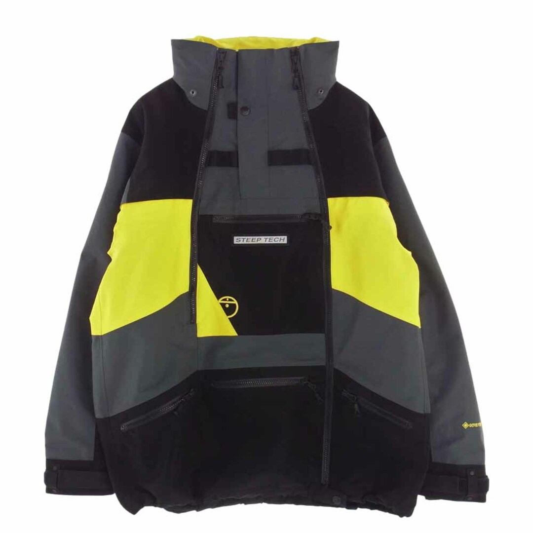 THE NORTH FACE ノースフェイス ジャケット NS62007 STEEP TECH 96 APOGEE JACKET スティープテックアポジー ジップアップマウンテン ジャケット グレー系 イエロー系 L