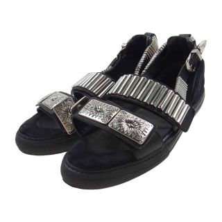 トーガ(TOGA)のTOGA トーガ サンダル PULLA Sneakers Sandal スニーカー サンダル ブラック系 シルバー系 39【中古】(サンダル)