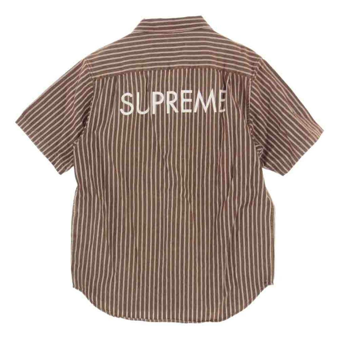 Supreme シュプリーム 半袖シャツ 17SS Stripe Denim S/S Shirt ...