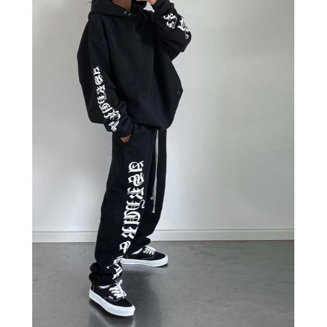 午前12時前のご注文は当日発送 ASKYURSELF KIM DUONG GOTH HOODIE