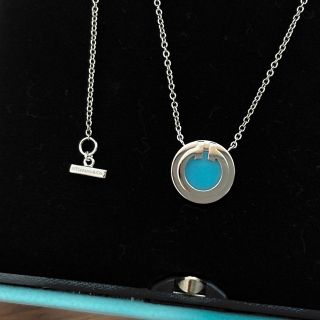 限定値下げ中)Tiffany&Co. カラーバイザヤードターコイズペンダント-