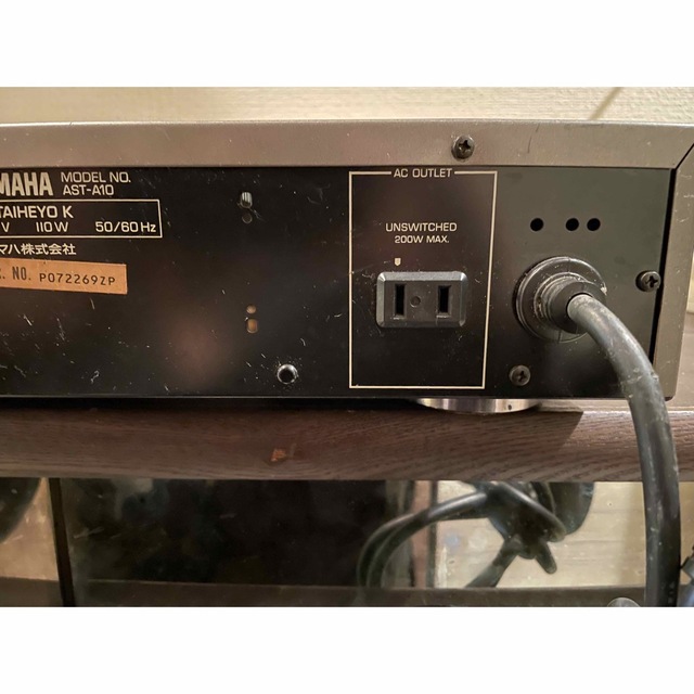 ヤマハ(ヤマハ)のYAMAHA ヤマハ AST-A10 パワーアンプ 通電確認済み 現状品 スマホ/家電/カメラのオーディオ機器(アンプ)の商品写真