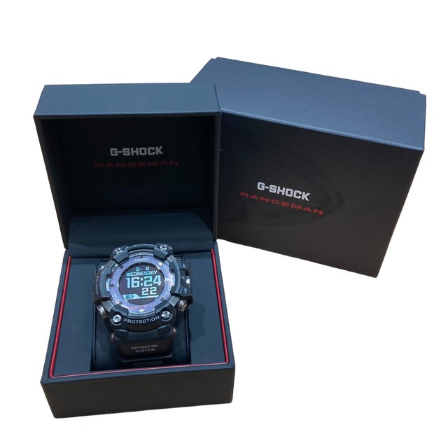 ☆美品 G-SHOCK Gショック RANGEMAN レンジマン GPR-B1000-1JR ブラック GPSナビゲーション ソーラー Array 無し