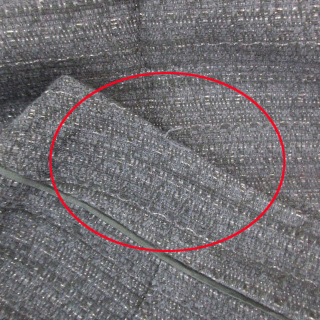 Ballsey(ボールジィ)のボールジー トゥモローランド タイトスカート ひざ丈 リネン混 38 ネイビー レディースのスカート(ひざ丈スカート)の商品写真