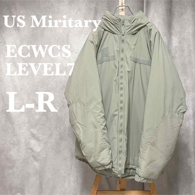 新品訳あり 米軍ECWCS GEN3 Level7 プリマロフト パーカーL/R