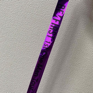 BE:FIRST 銀テープ　フルサイズ　紫(ミュージシャン)