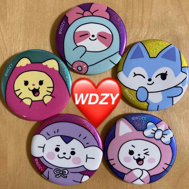 WDZY ／ ウィッジ　缶バッジコレクション Ｂ　5種 | フリマアプリ ラクマ