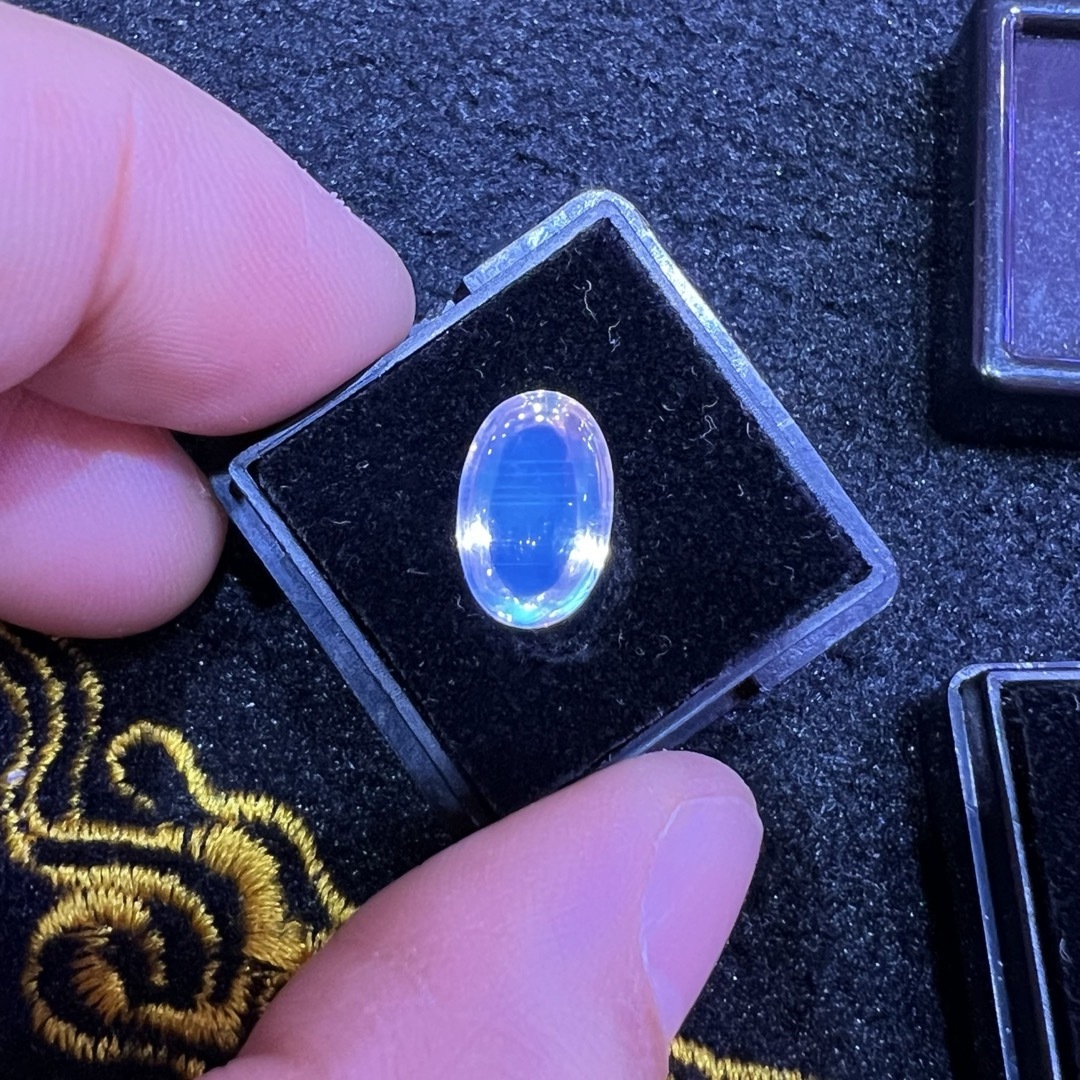 天然】ムーンストーン ペリステライト ルース 4.8ct 限定販売激安 各種