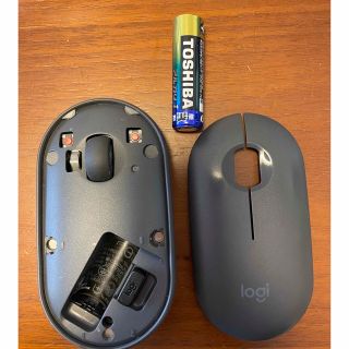 ロジクール(Logicool)の中古品　ロジクール　Logicool スリム　静音　マウス(PC周辺機器)