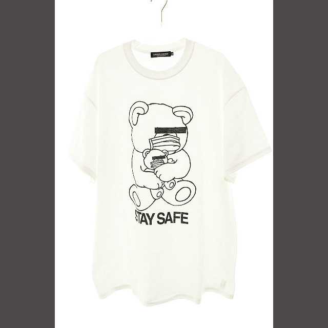 最安値】 WHITE XXL UNDERCOVER UNDERCOVER UCY9822 20SS TEE MASK BEAR BEAR  BASIC TEE XL