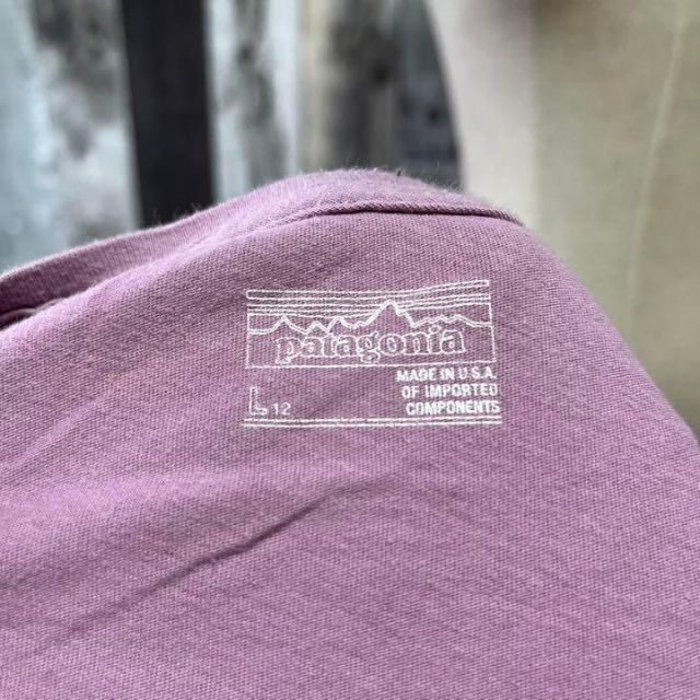 patagonia(パタゴニア)のPatagonia パタゴニア 半袖 Ｔシャツ カットソー 花柄 ピンク レディースのトップス(Tシャツ(半袖/袖なし))の商品写真