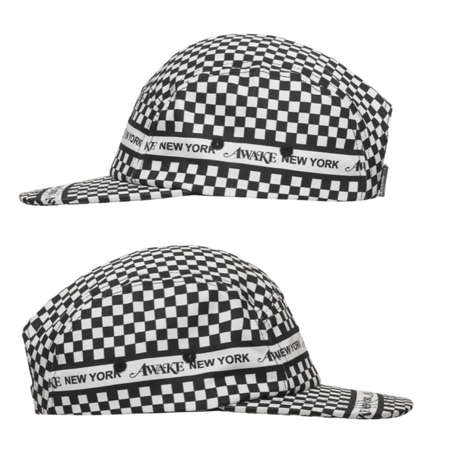 新品未使用 Awake NY Checkered Logo 5Panel Cap