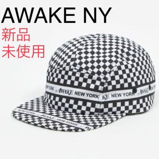 アウェイク(AWAKE)の新品未使用 Awake NY Checkered Logo 5Panel Cap(キャップ)