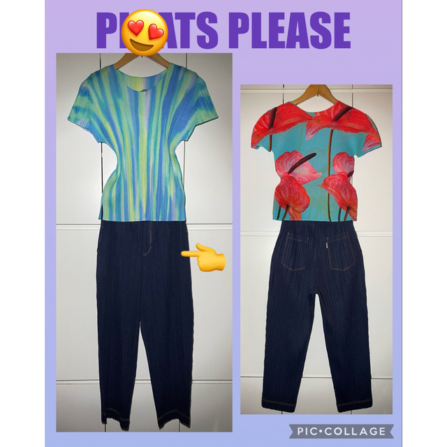 PLEATS PLEASE フェイクデニム風パンツ プリーツプリーズ | www.tspea.org