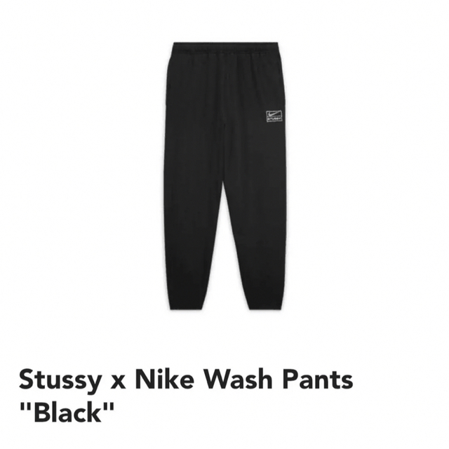stussy Nike wash pants black