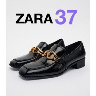 ザラ(ZARA)のZARA✳︎新品✳︎メタルディテール　ローファー(ローファー/革靴)