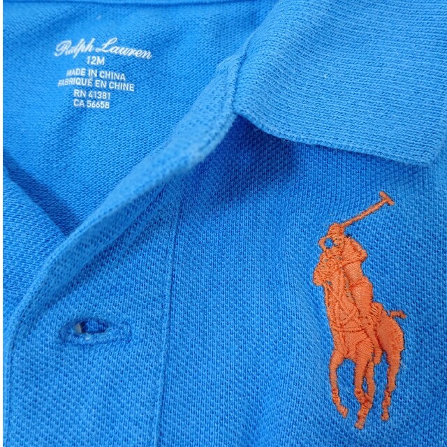 POLO RALPH LAUREN(ポロラルフローレン)のラルフローレン ポロシャツ サイズ80 キッズ/ベビー/マタニティのベビー服(~85cm)(シャツ/カットソー)の商品写真