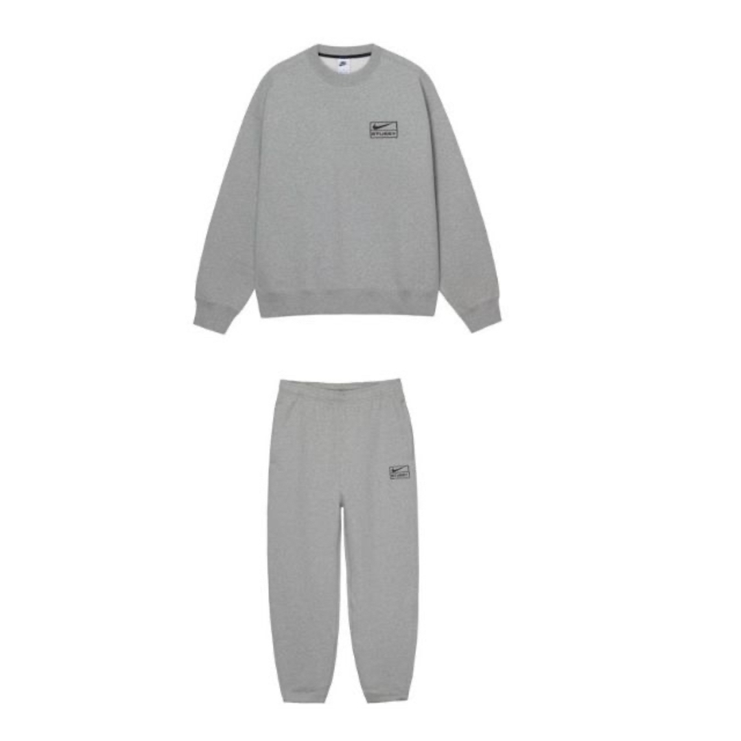 STUSSY NIKE Fleece Crew ＆ Fleece Pants