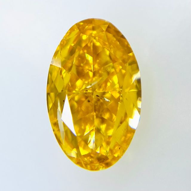 FANCY VIVID ORANGE YELLOW 1.015ct OV レディースのアクセサリー(その他)の商品写真