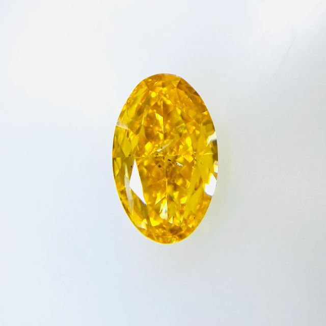 FANCY VIVID ORANGE YELLOW 1.015ct OV レディースのアクセサリー(その他)の商品写真