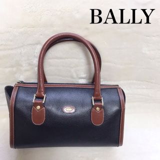 バリー(Bally)のBALLY バリー 型押し ミニボストンバッグ ハンドバッグ レザー(ハンドバッグ)