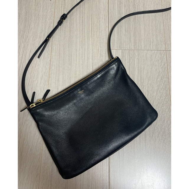 celine トリオ ショルダーバッグ-