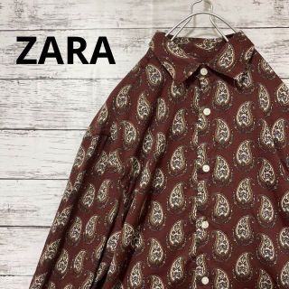 ザラ(ZARA)のZARA ペイズリー柄シャツ お洒落 人気 柄シャツ 2点セット(シャツ)