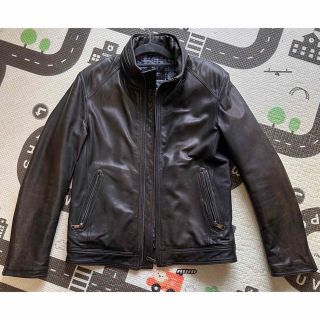 バーバリーブラックレーベル(BURBERRY BLACK LABEL)の【中古品】バーバリーブラックレーベル レザージャケット(レザージャケット)