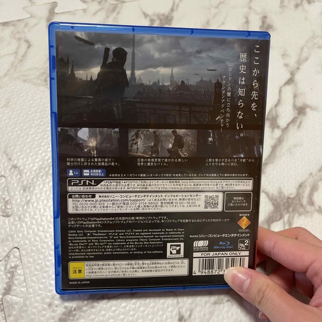 PlayStation4(プレイステーション4)のThe Order： 1886（オーダー1886） PS4 エンタメ/ホビーのゲームソフト/ゲーム機本体(家庭用ゲームソフト)の商品写真