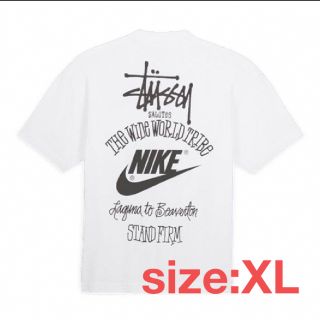 ステューシー(STUSSY)のStussy x Nike Men's T-Shirt "White"(Tシャツ/カットソー(半袖/袖なし))