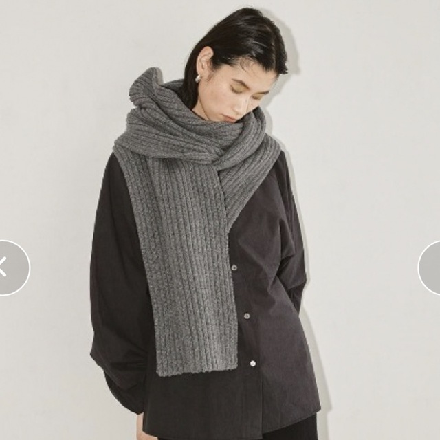 TODAYFUL(トゥデイフル)のtodayful Wool Rib Stole レディースのファッション小物(マフラー/ショール)の商品写真