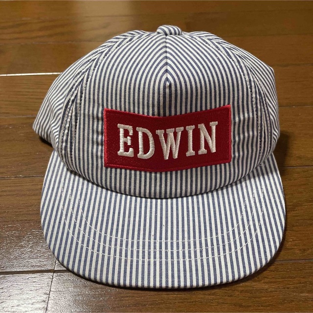 EDWIN(エドウィン)のEDWIN ストライプロゴキャップ キッズ/ベビー/マタニティのこども用ファッション小物(帽子)の商品写真