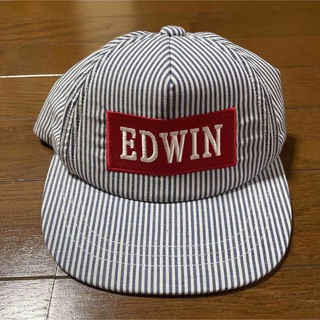 エドウィン(EDWIN)のEDWIN ストライプロゴキャップ(帽子)