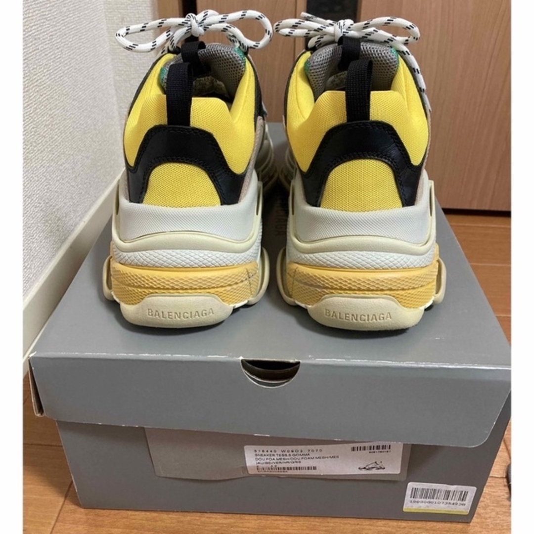 靴/シューズBALENCIAGA トリプルS マルチカラー 42 ほぼ新品