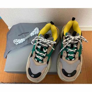 BALENCIAGA バレンシアガ 19AW TRIPLE S SNEAKER 534217534217 トリプルエス ローカットスニーカー ダッドシューズ ブラック 42