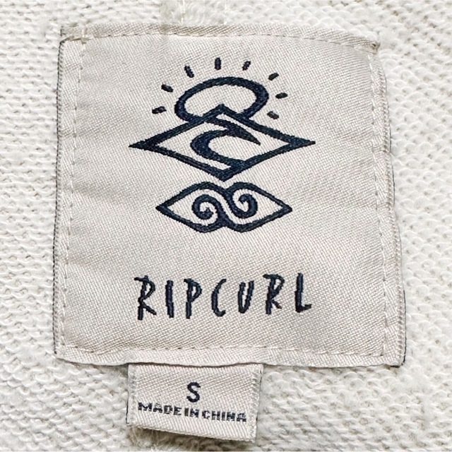 Rip Curl(リップカール)のRIP CURL リップカール プルオーバー パーカー S リブ シンプル 刺繍 メンズのトップス(パーカー)の商品写真