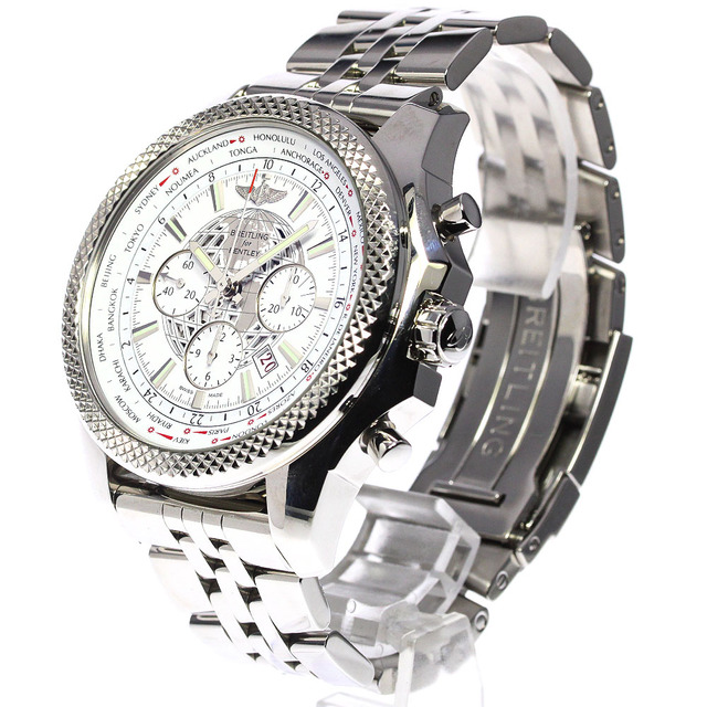 ☆美品 【BREITLING】ブライトリング ベントレー B05 ユニタイム クロノグラフ AB0521 自動巻き メンズ_737752